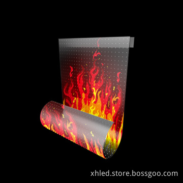 Ultra-Thin LED Transparent Screen: Multifunctional Advertising Display